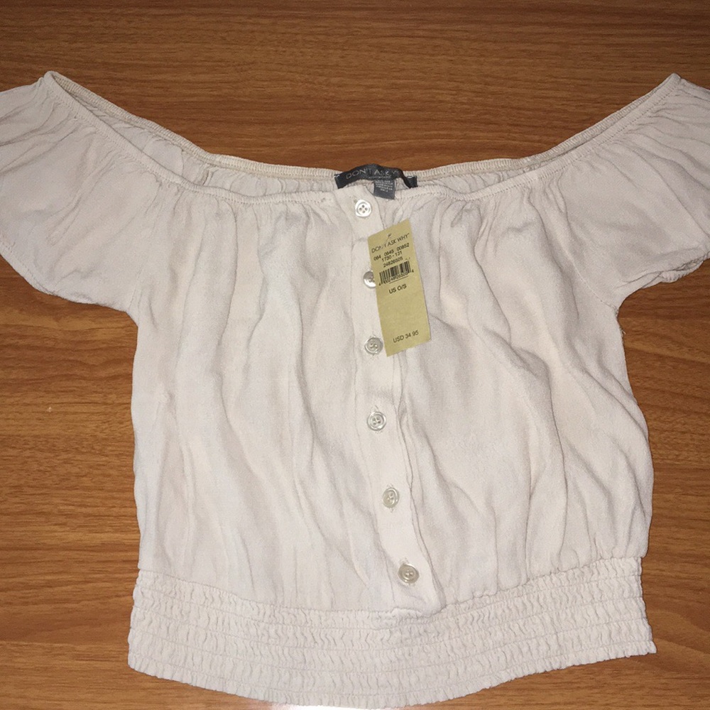 NWT✨American Eagle Tan Crop Top LAST CALL‼️